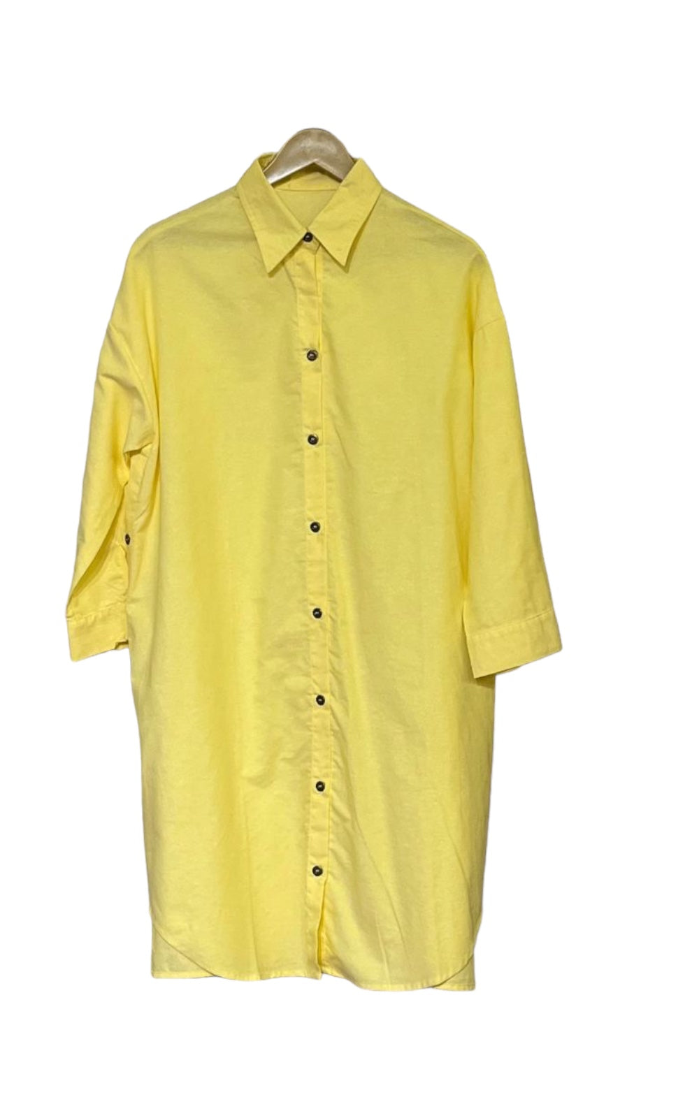 Plumeria Shirt Dress