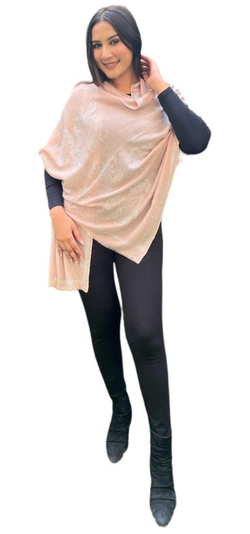 Carnation Charm Pashmina Stole