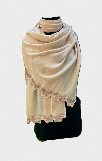 Pashmina Cutwork Crystal Stoles