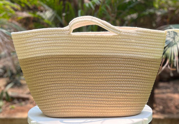 Cotton Basket Bag