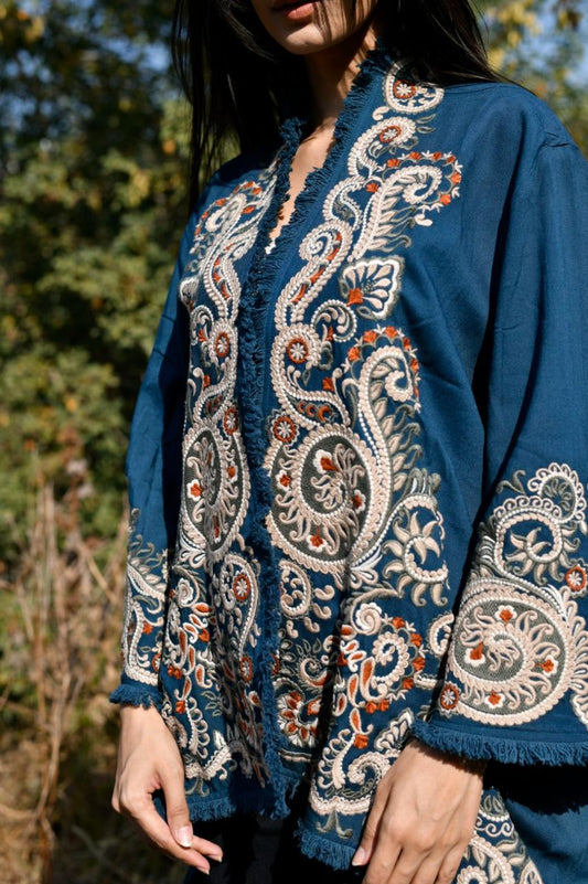 Cotton Embroidered Jacket