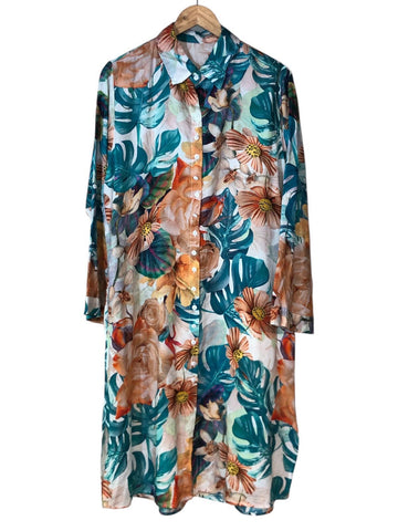Floral Shirt Dress