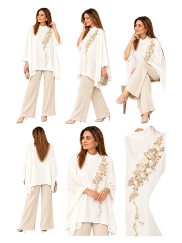 Pearl Blossom Oversized Co-ord set
