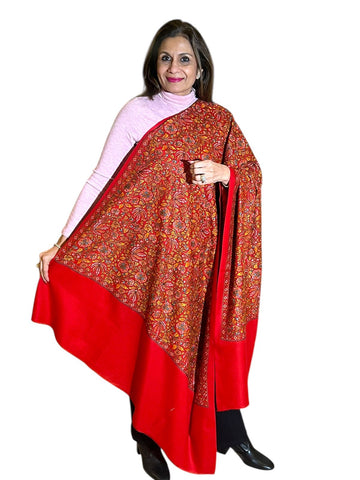 Heritage Floral Pashmina Shawl