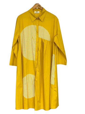 Honey Comb Shirt Dress