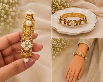Pearl & Floral Heritage Kada