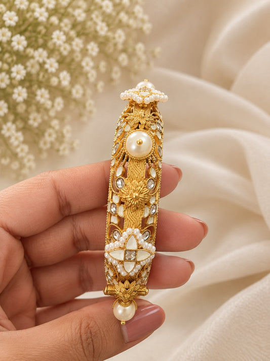 Pearl & Floral Heritage Kada