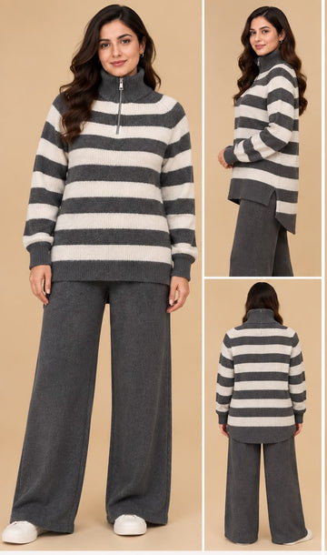 Cozy striped Co-ord Set