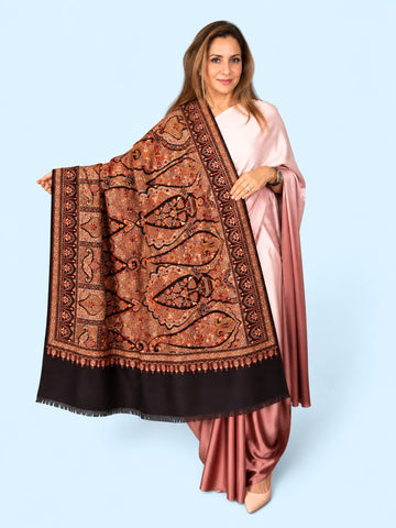 Guldasta Jama Fine Wool Shawl