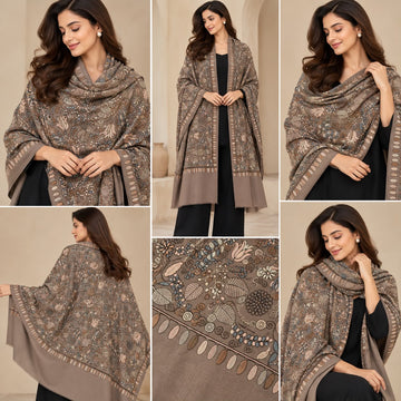 Gullistan Jama Fine Wool Shawl