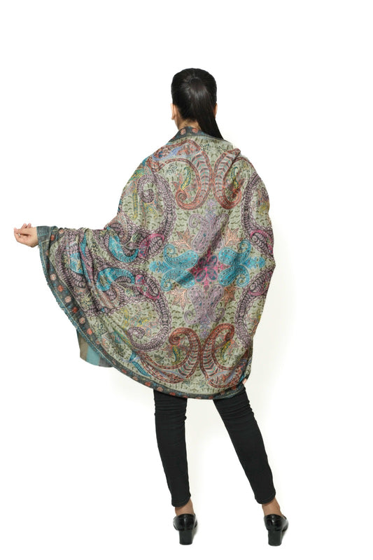 Clinique Fine Wool Kalamkari Shawl