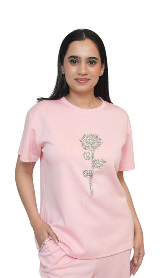 Crystal Cut Flower Co-ord Set