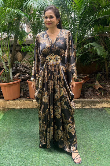 Grace Satin Kaftan