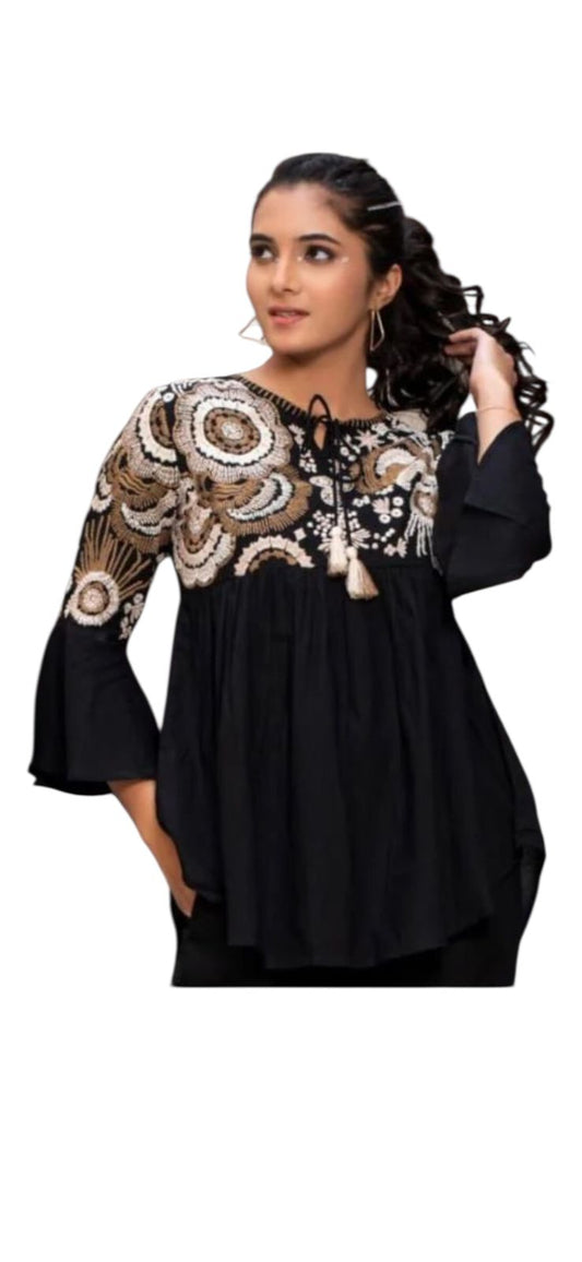 Orchid Kurti Top