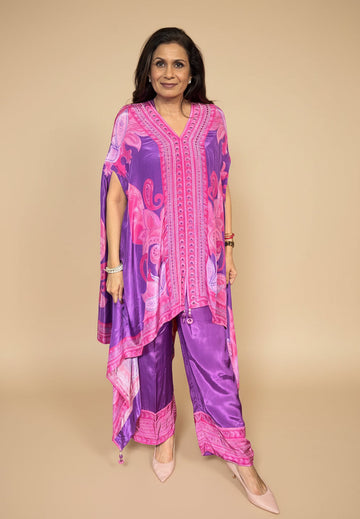 Berry Bliss Kaftan Co-ord Set