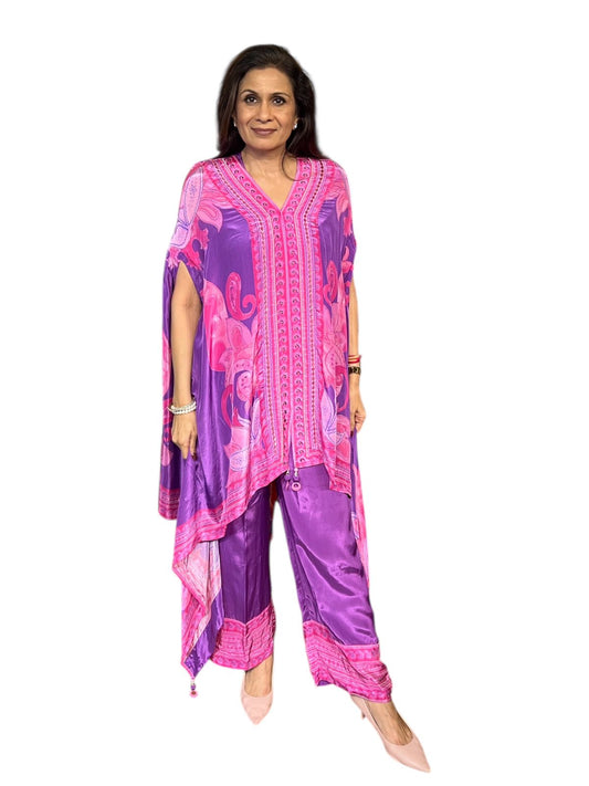 Berry Bliss Kaftan Co-ord Set