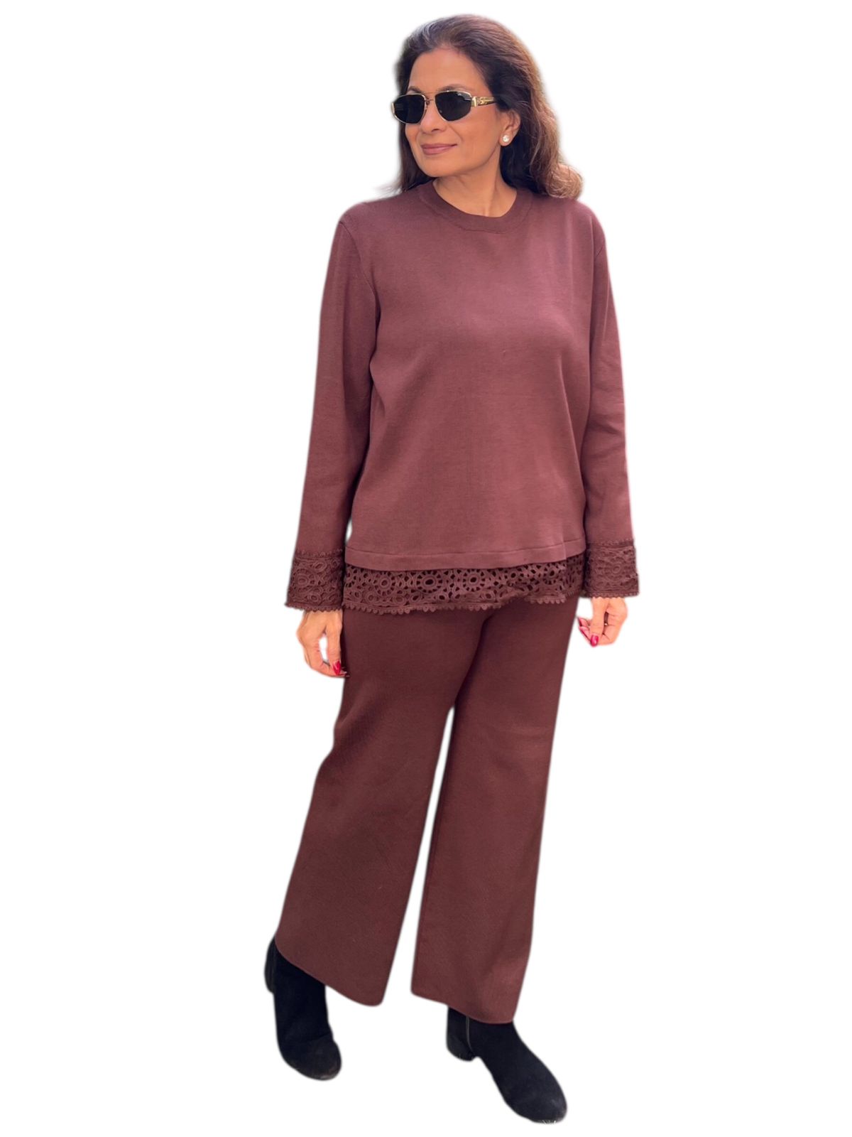 Liora Lace Full Sleeves Co-ord Set