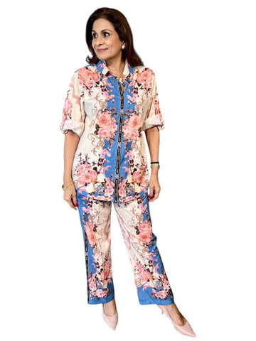 Azure Bloom Co-ord Set