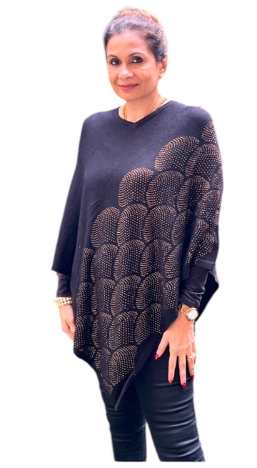 Blingy Crystal poncho