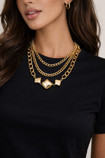 Triple Link Necklace