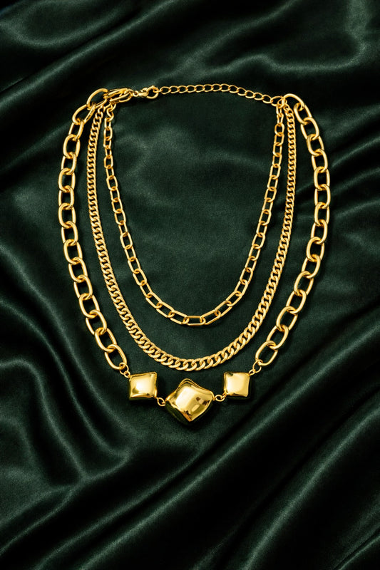 Triple Link Necklace