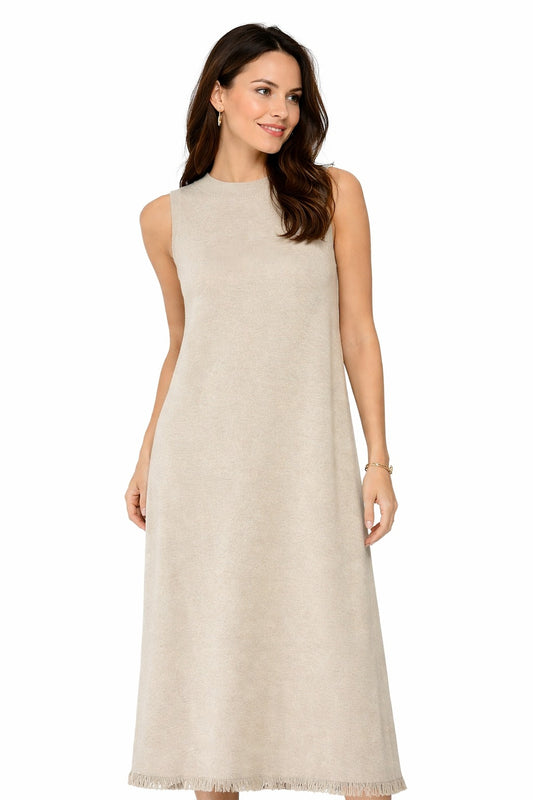 Lantana Cotton Knitwear Stretch Dress