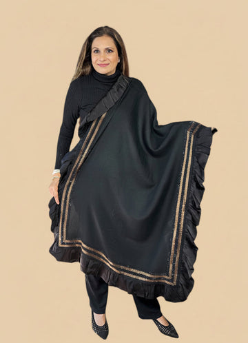 Ruby Ruffle Stole