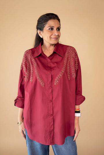 Royal Weave Shirt (Free Size)