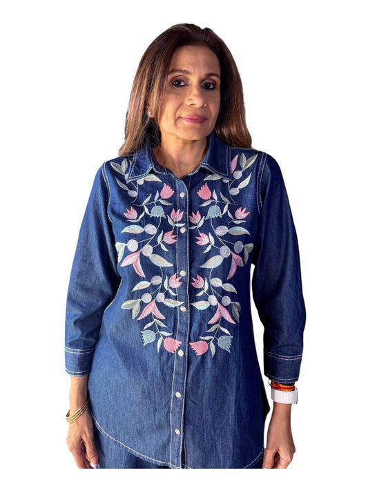 Lotus Denim Co-ord Set