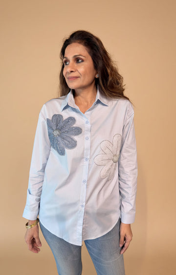 Blush Garden Shirt (Free Size)