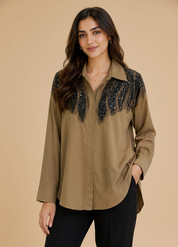 Feather Shirt (Free Size)