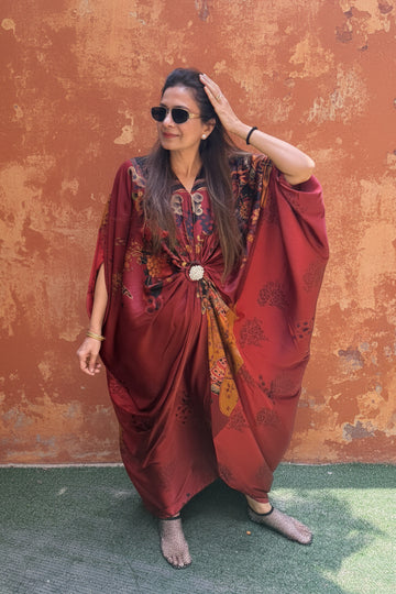 Emerald Kaftan ( Free Size )