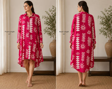 Sunbeam Shirt Dress (Free Size)