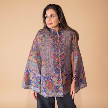 Jama Wool Art Cape