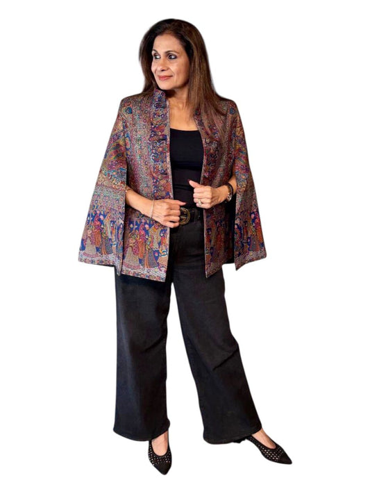 Jama Wool Art Cape