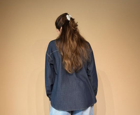 Moonflower Denim Shirt