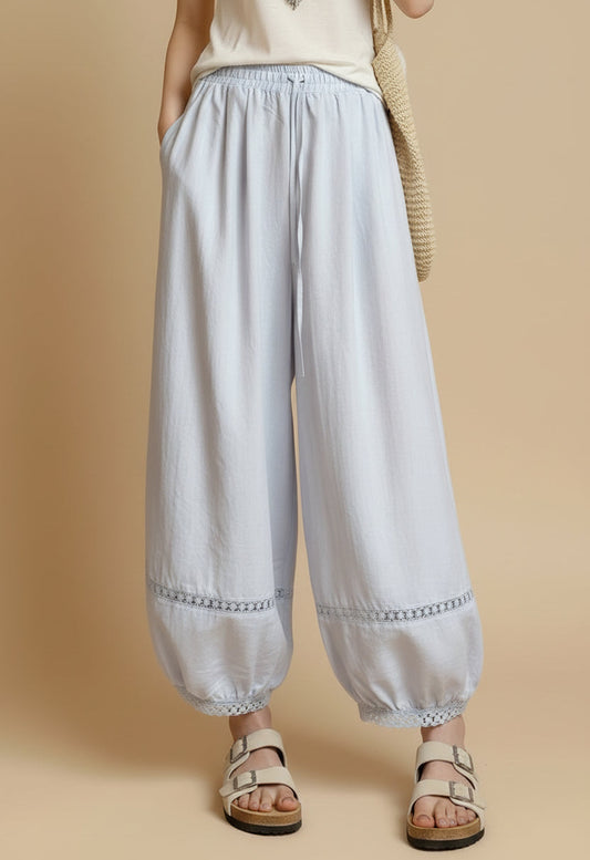 Willow Lace Pants  ( Free Size )