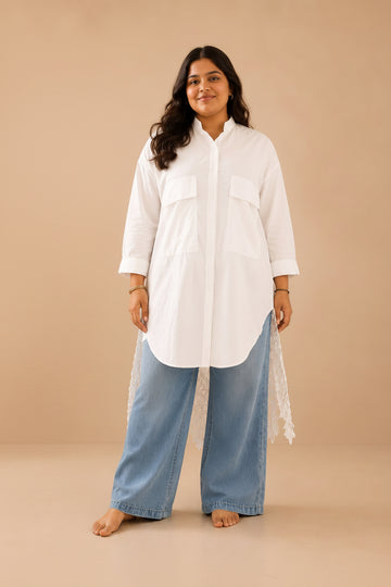 Senorita Lace Shirt Dress