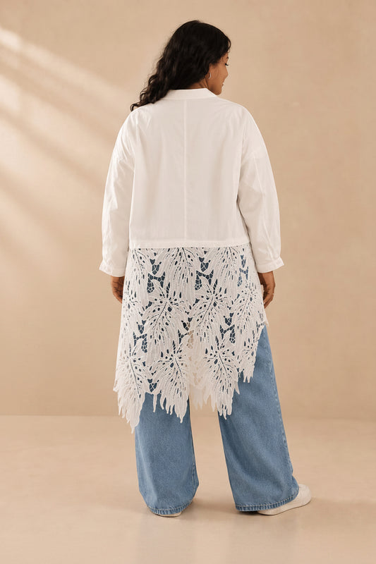 Senorita Lace Shirt Dress
