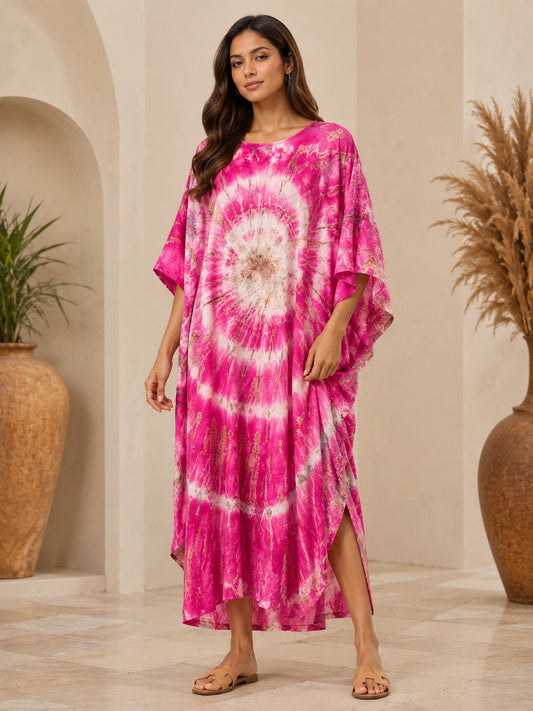 Tie-Dye Kaftan ( Free Size )