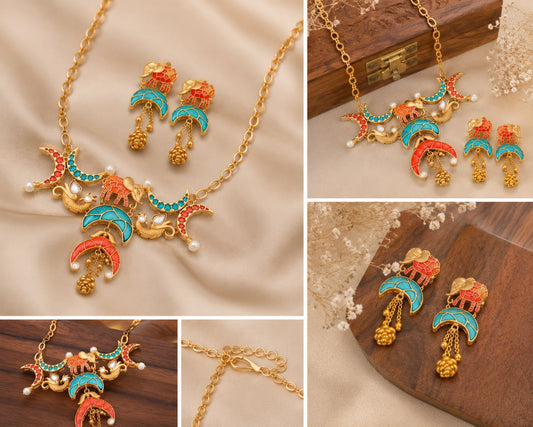 Rangrez Statement Necklace Set