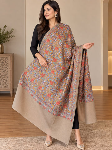 Khajoor Jama Fine Wool Shawl